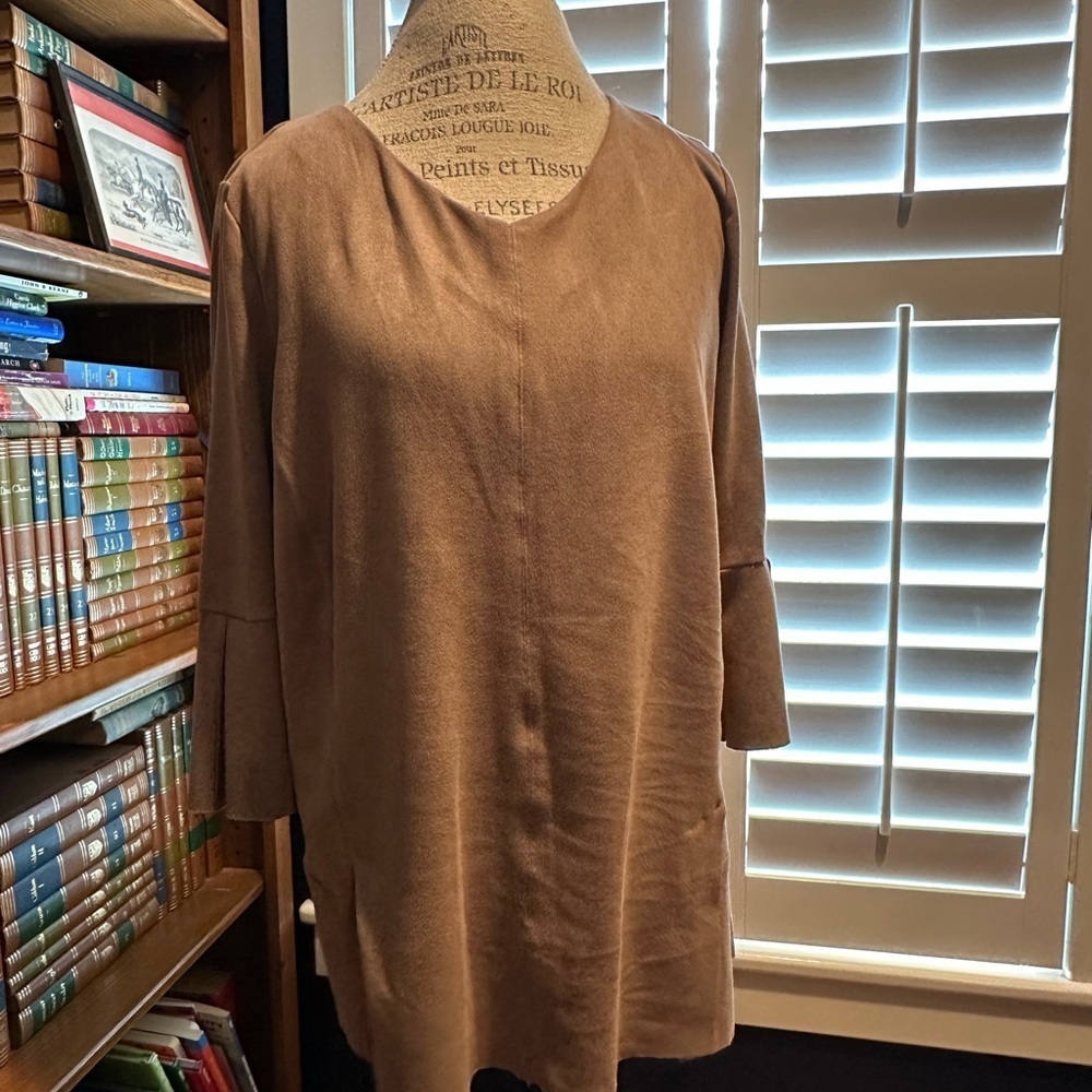 Soft Surroundings Brown Tunic Top
